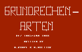 Grundrechenarten 1