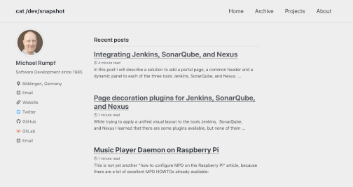 Homepage 6.0